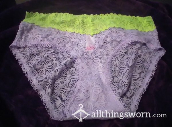 Purple Lace Panties