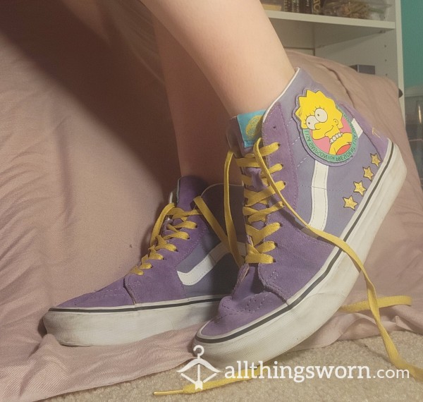 Purple Lisa Simpson Vans