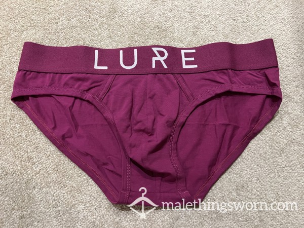 Purple Lure Briefs Medium