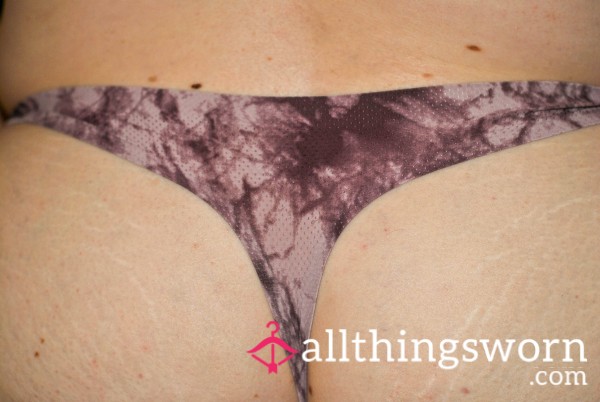 Goddess's Gift: My Worn Purple Tie-Dyed Thong