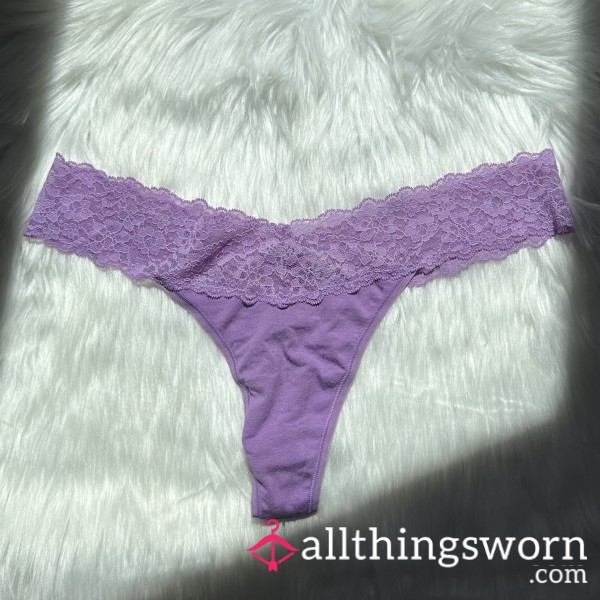 Purple Lace Thong / Discount Price