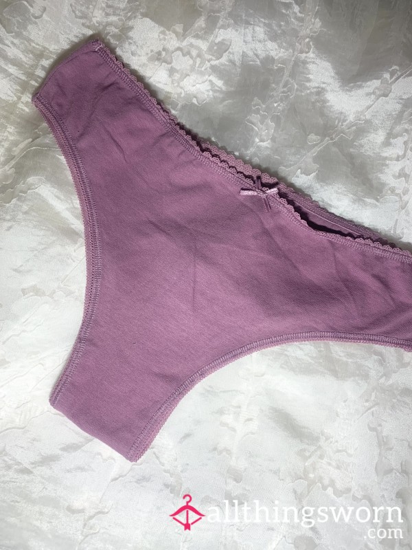 Purple Pa**ion Cotton Bikini Style