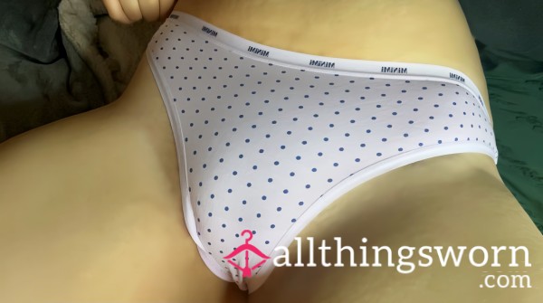 Purple Polka Dot Cotton Panties