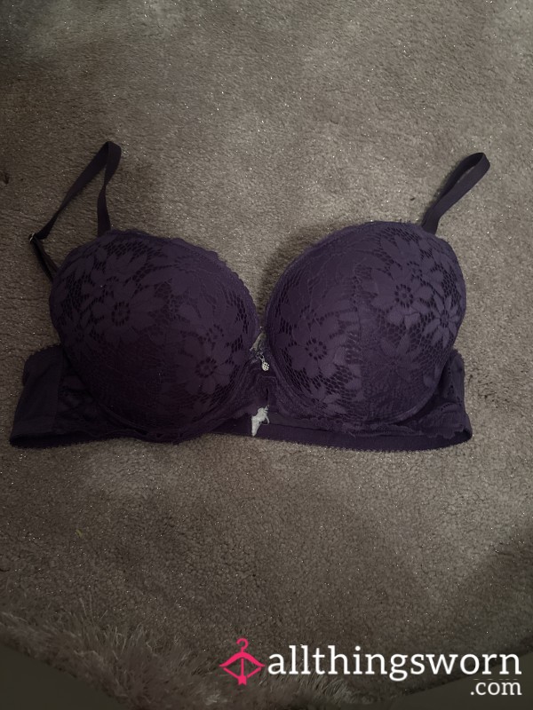 Purple Push Up Bra (36C)