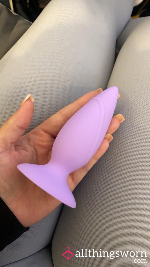 Purple Silicone Bu*t Plug