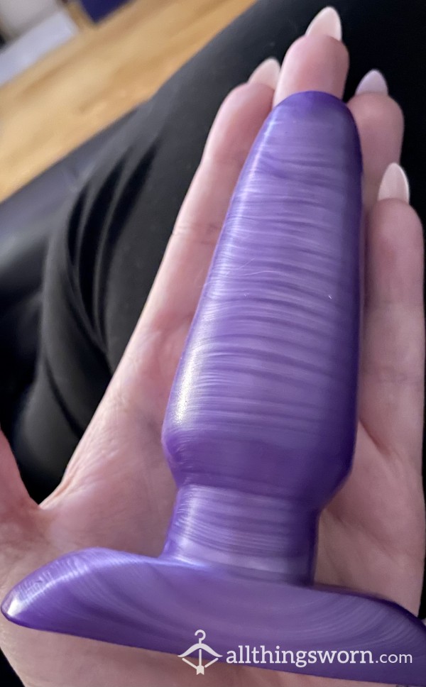 Purple Silicone Bu*tplug 😍🍑