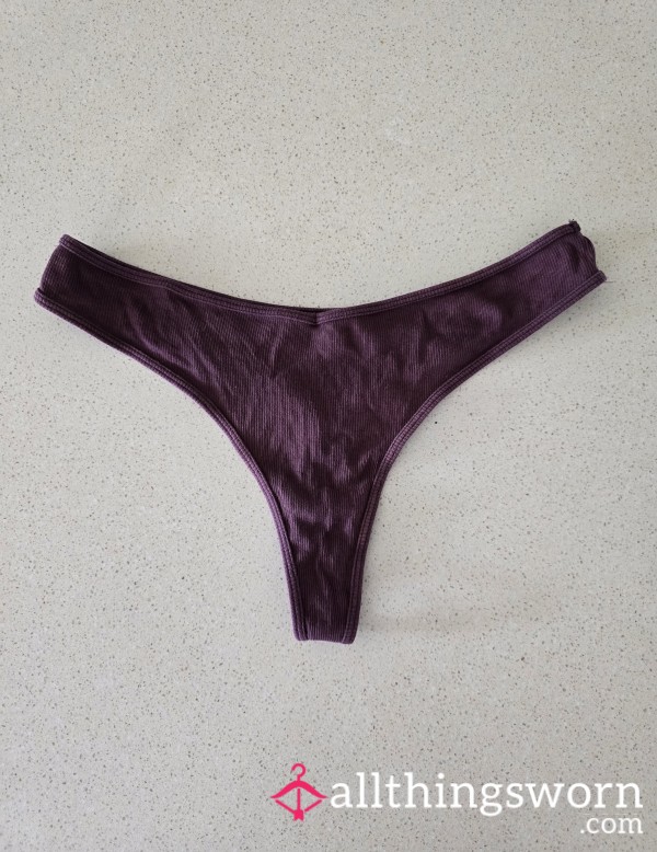 Purple Thong