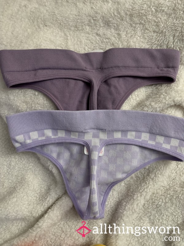 Purple Thongs 2 For 1!