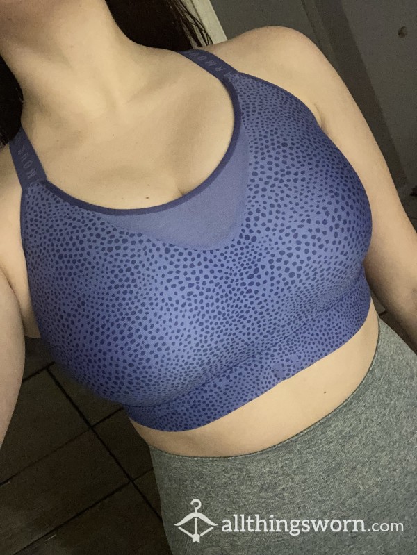 Purple Under Armour Sports Bra