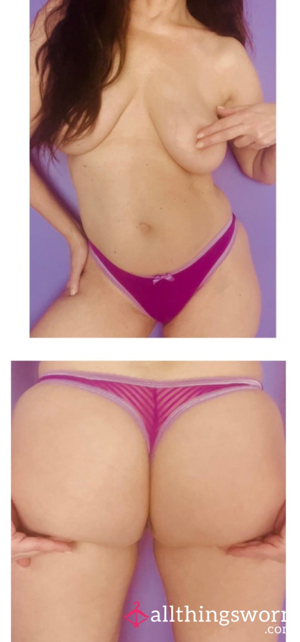 Purple Victoria's Secret Thong (SM)