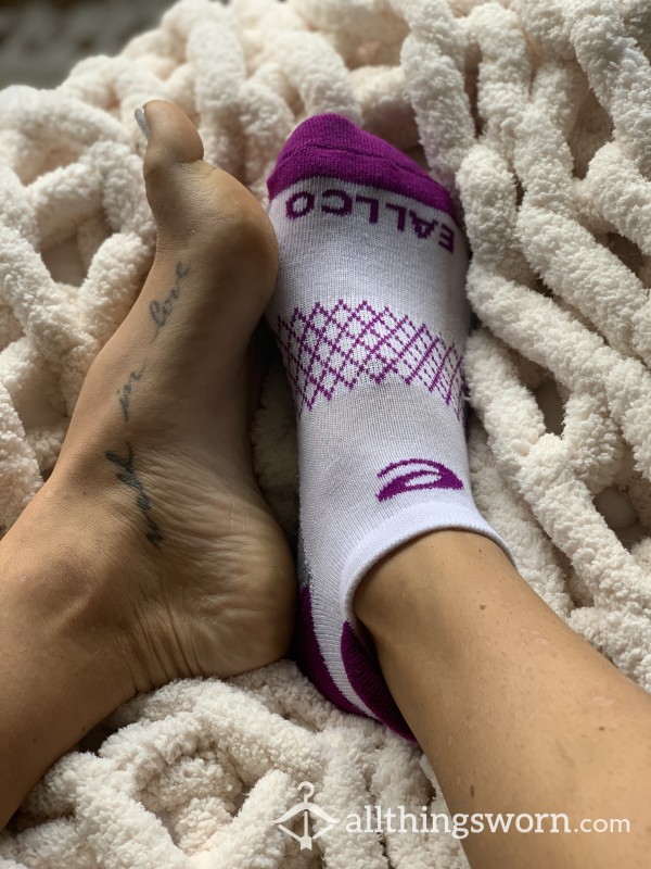 Purple Workout Socks