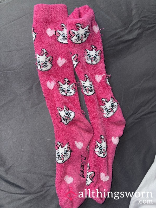 Pu**y Cat Print Bed Socks