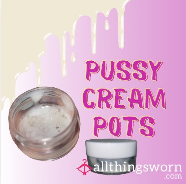 Pu**y Cream Pots - Eat My C*m - Fetish Vials