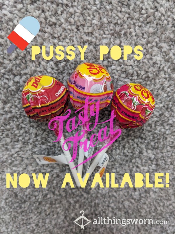 Pu**y Pops! Various Flavours But Always Covered In Mine 👅🍭