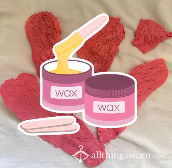 Pu**y Wax Strips | Full Brazilian Wax | Pubes | Fetish | A** | Pubic Hair | Hard Wax Strips That Hold Shape.