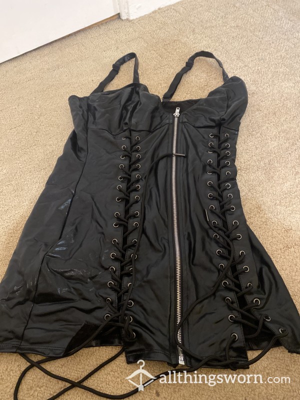 PVC Lace Up Ann Summers Dress