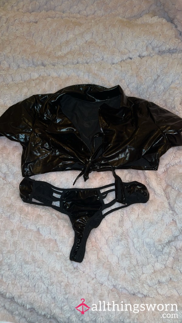 PVC Set Top And Thong