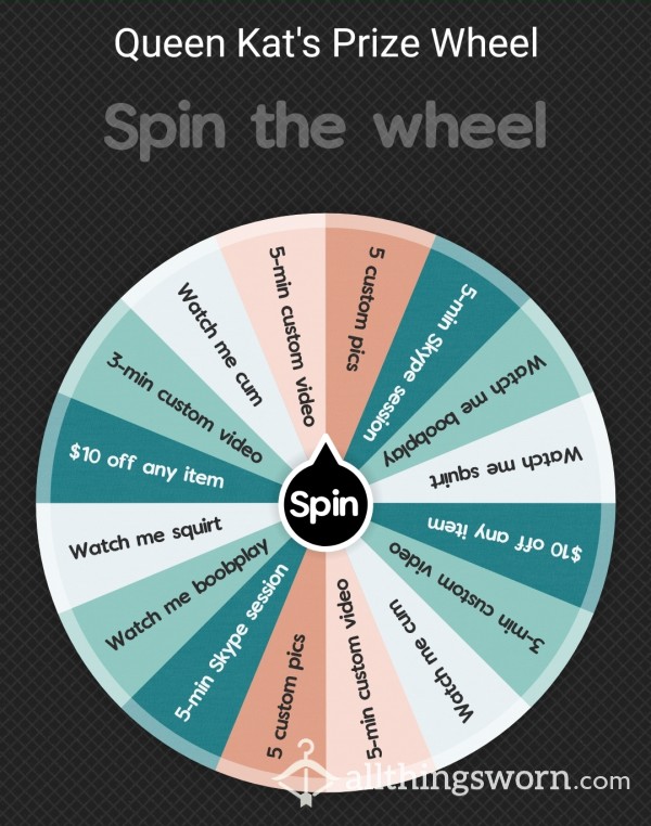 Queen Kat's Prize Wheel (Everyone's A Winner)