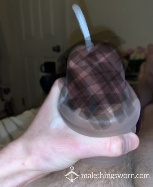 Quick Juicy Milky C*mshot From Toy