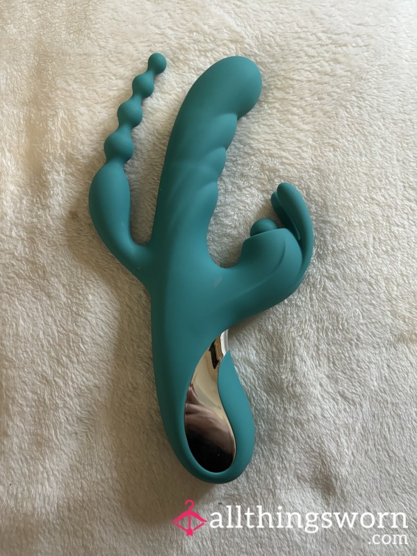 Rabbit Vibrator A**l Beads Thrusting Di**o S** Toy