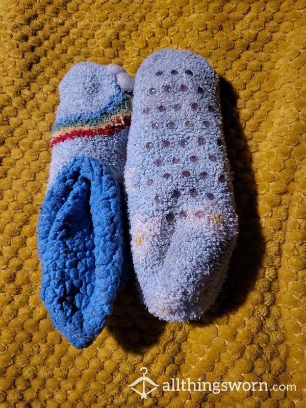 Rainbow Slipper Socks