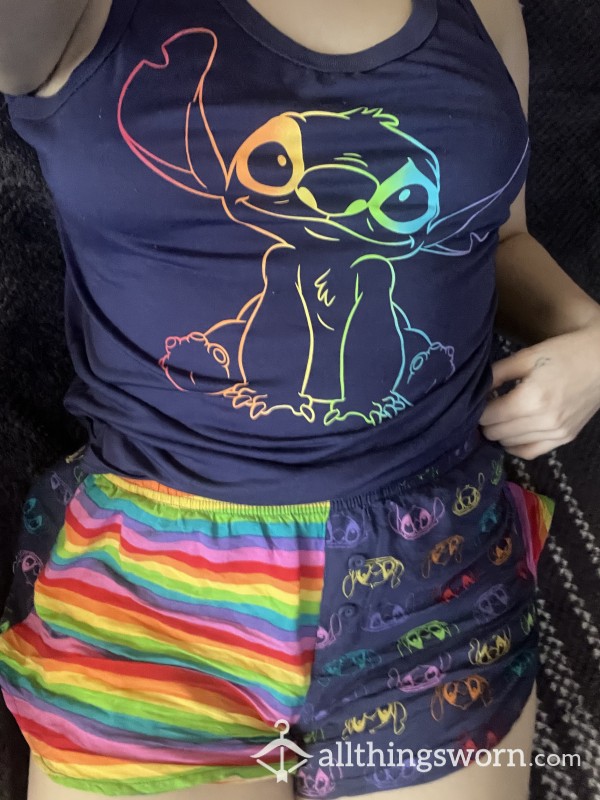 Rainbow Stitch Pj Set