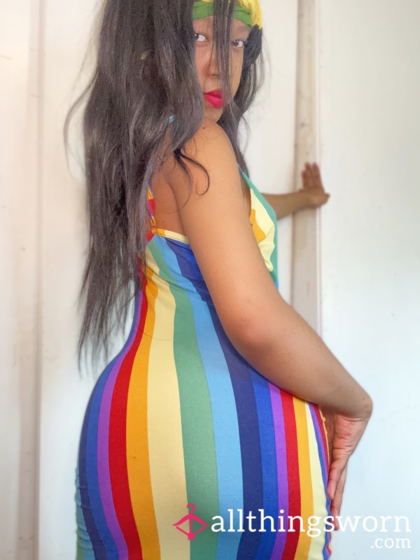 Rainbow Tight Dress