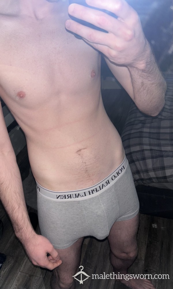 Ralph Lauren Polo Grey Cla**ic Boxers