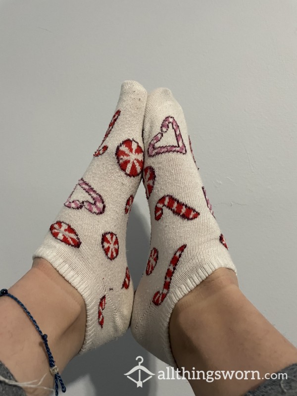 Rank Candy Cane Socks