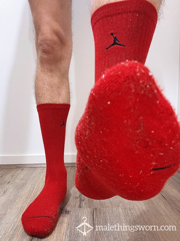 RANK RED GYM SOCKS