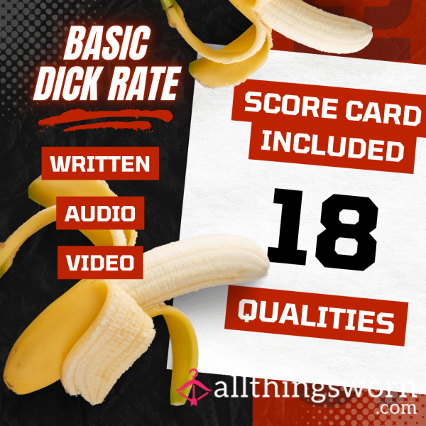 Basic D*ck Rating