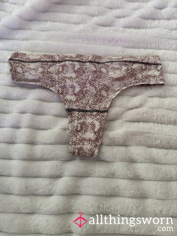 Rattlesnake Thick Band Thong