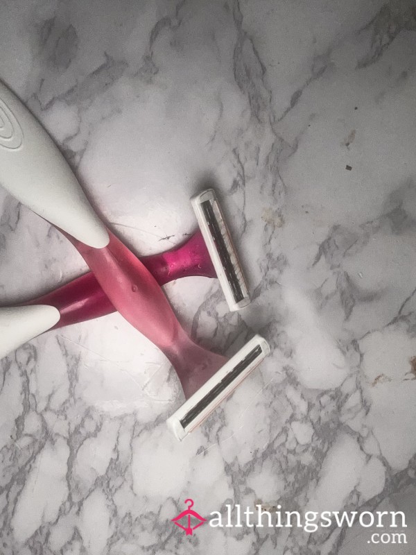 Razors From My Shower This Evening