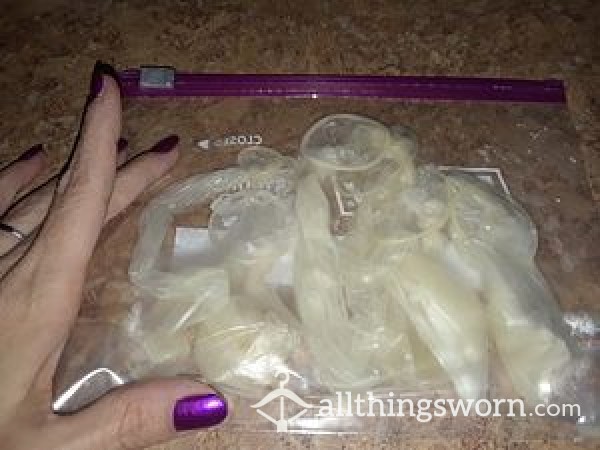 READY TO SHIP - 6 Used Condom Cuckold Bundle