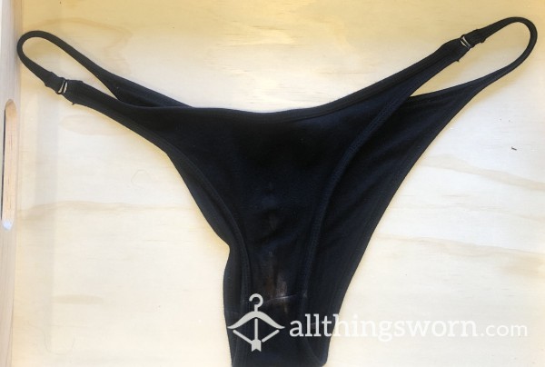 *Ready To Ship* Well-Worn Black Panties