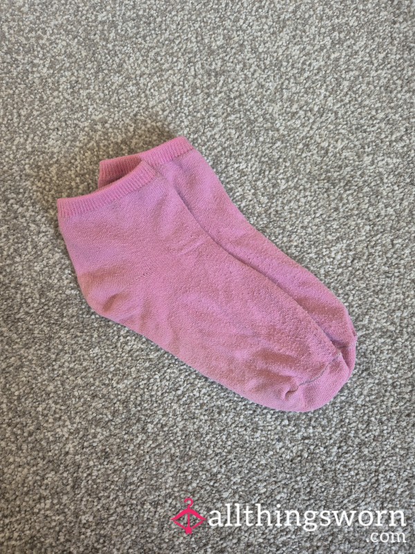 Ready To Wear For You Pink Ankle Socks