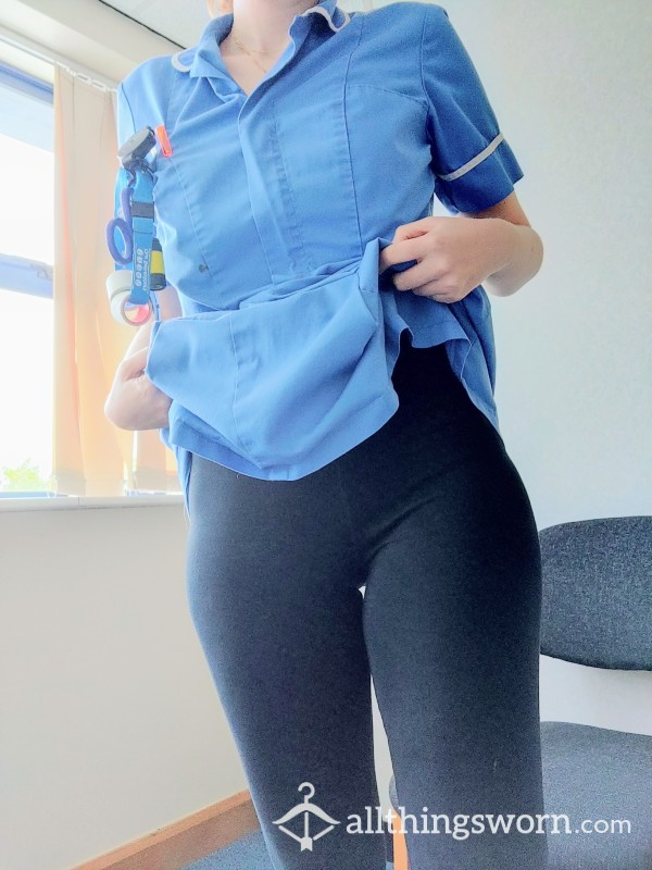 REAL Nursing Trousers For Sale (Size 10) I Will Wear This Nursing Uniform Trousers During My 12 Hour-shift At The Hosp*tal.