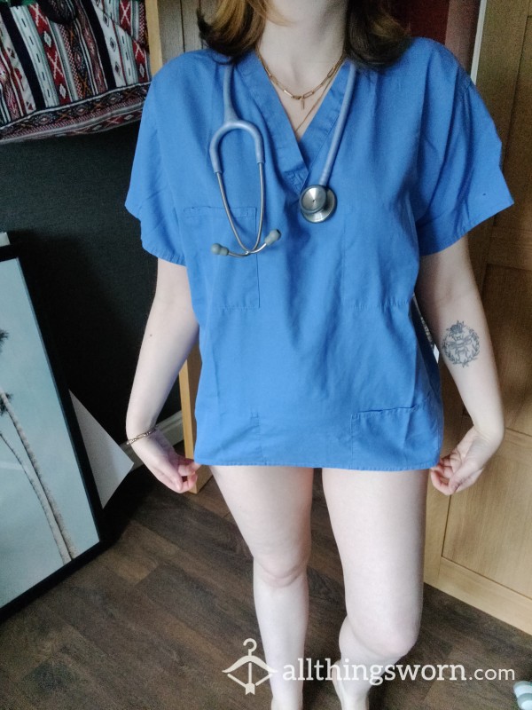 REAL Surgical Nursing Uniform For Sale (Will Fit Almost Any Size) I Will Wear This Nursing Uniform During My 12 Hour-shift At The Hosp*tal.