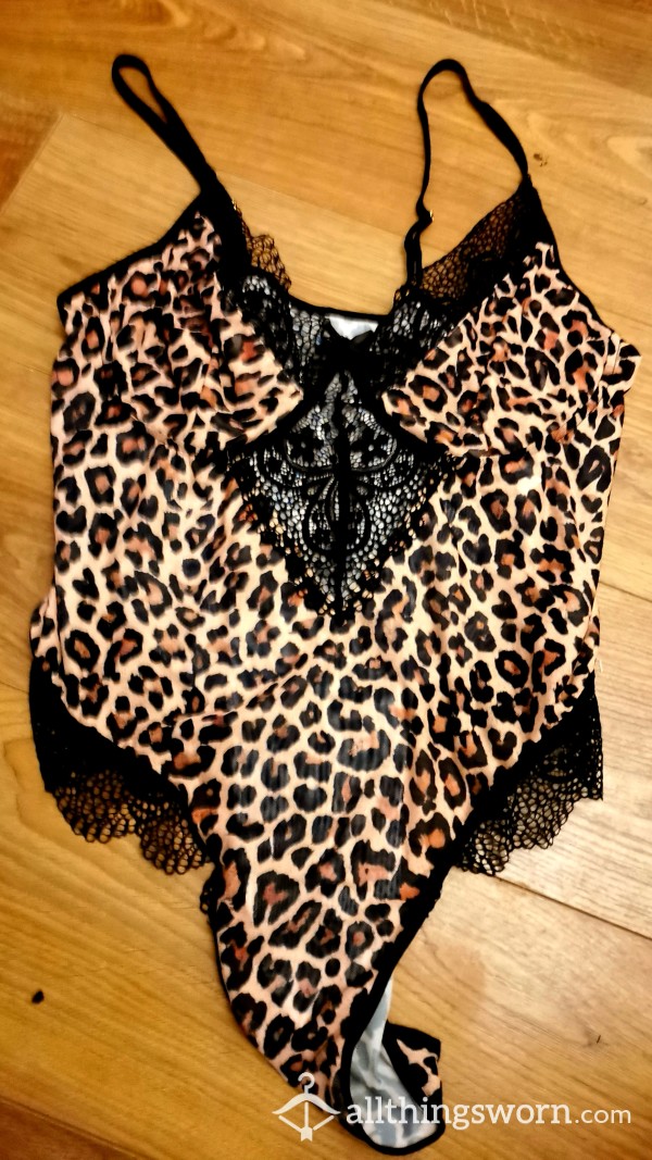 Really S**y Animal Print Size 18/20 Body. Really Hot Worn 2 Days. Full Of My Lady Scent 💯🔥🔥🔥£30