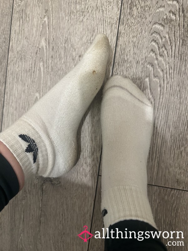 Really Smelly And Dirty Adidas Socks!