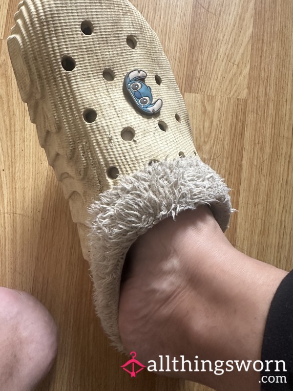 Who Would Like To Buy My Smelly Really Worn Out Inside Crocs