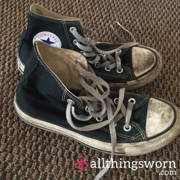 Really Worn Hightop Converse