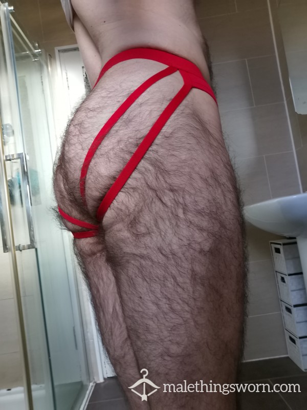 Red 2 Strap Jock