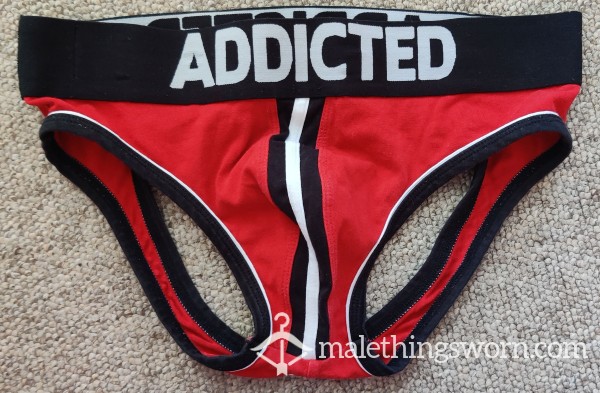 Red Addicted Backless Briefs