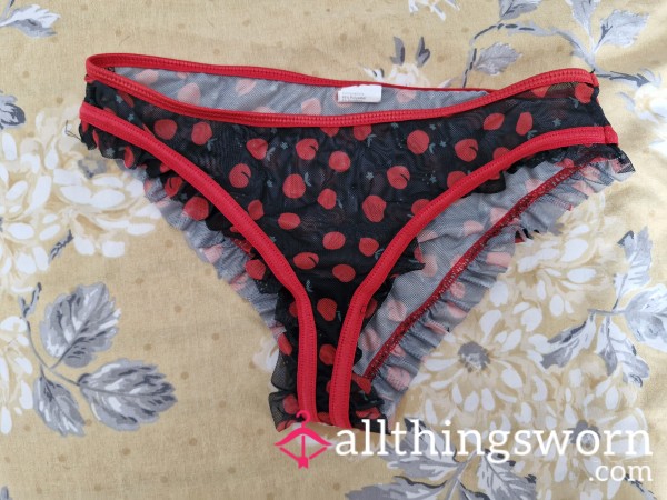 Red And Black Apple Panties