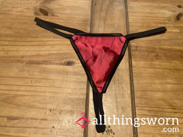 Red And Black G String