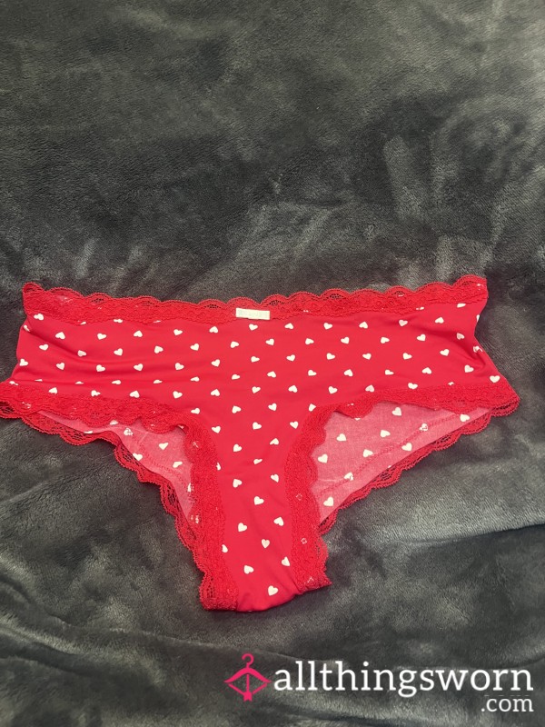 Red And White Valentine’s Day Panties