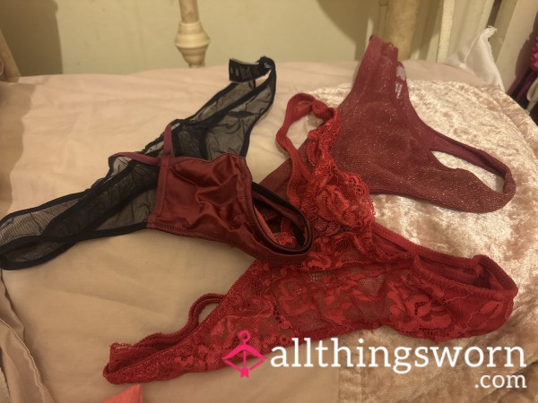 Red Ann Summers/victoria Secret Thongs