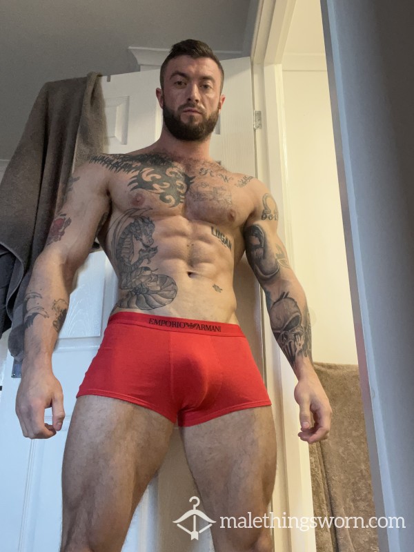 Red Armani Boxers