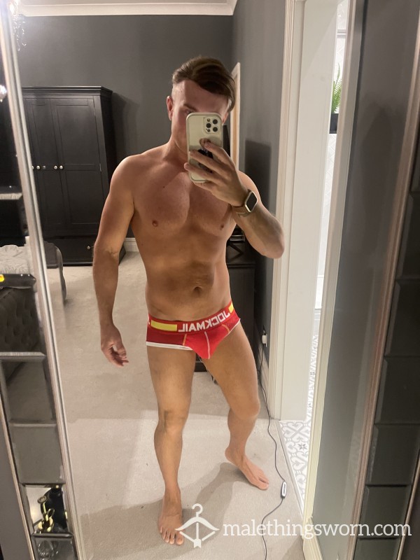 Red Briefs Worn For 3 Days